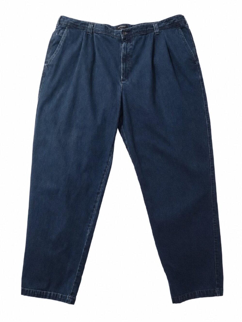 Dockers Khakis Jeans Mens Big & Tall 44x34 Blue Denim Pleated Vintage